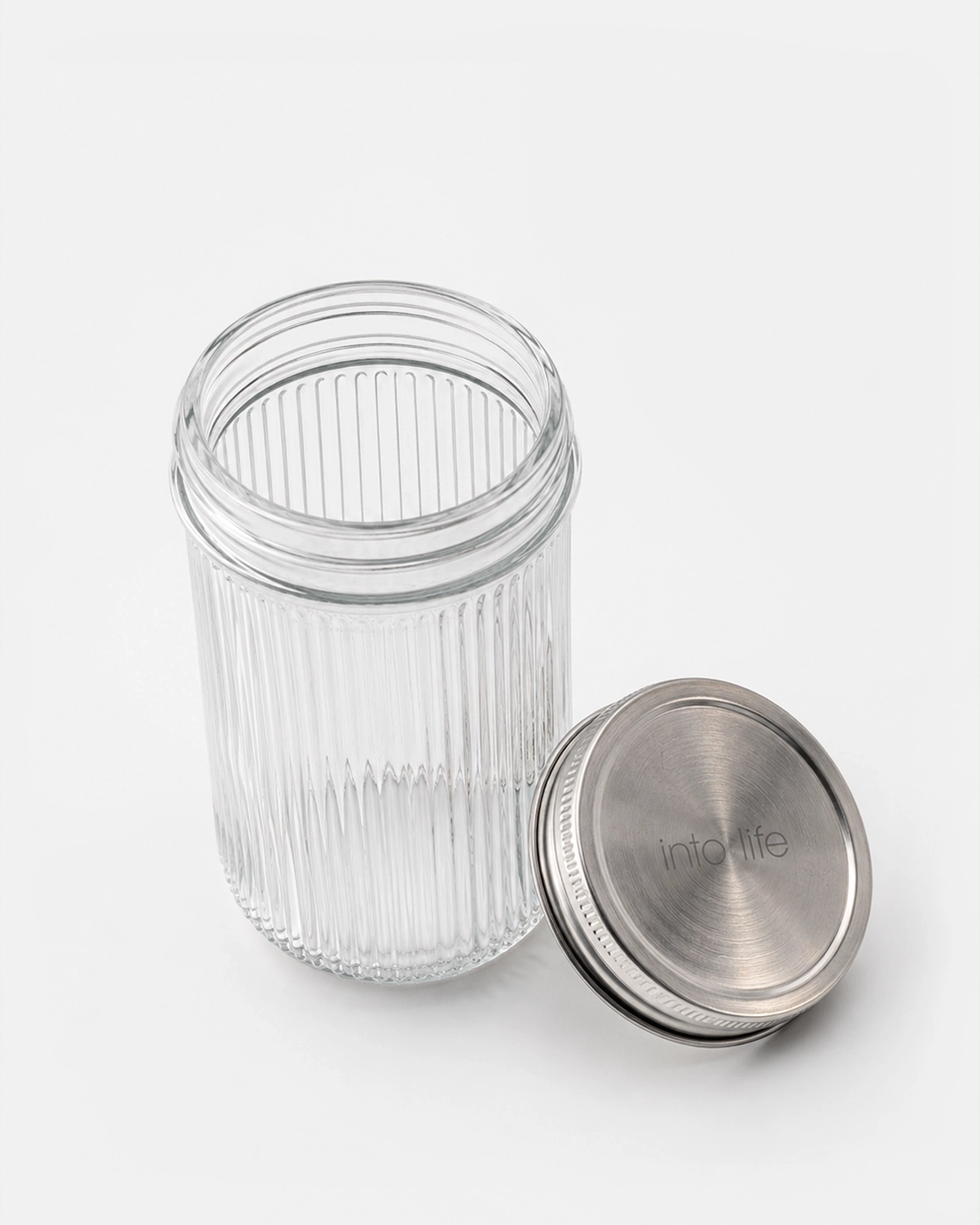 Proteinshaker aus Glas